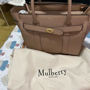 Mulberry Pink Satchel Bag with Elegant Design